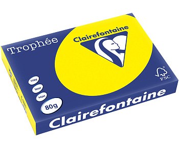 Бумага цветная CLAIREFONTAINE Trophée A4 интенсив 80 г/м2 500 листов