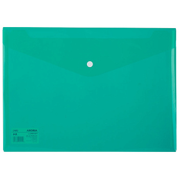 Папка конверт на кнопке А4 "Deli" прозрачный, ассорти