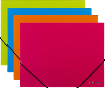 Папка на резинках 15 мм. "Deli Rio" пласт., ассорти