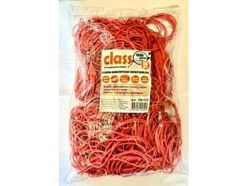 Резинки для денег CLASS, упаковка 1кг, диаметр 60мм, толщина 2мм, 70% каучук