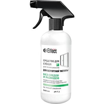 Средство для мытья окон и стекол "Effect Super" 500мл, с триггером