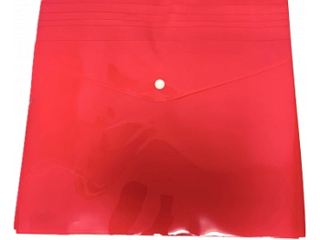 Папка конверт на кнопке А4 CLASS непрозр. 0,18 мм