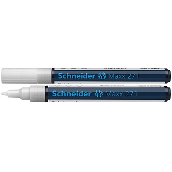 Маркер перманентный на нитрокраске для маркировки и художественных работ SCHNEIDER Махх 271