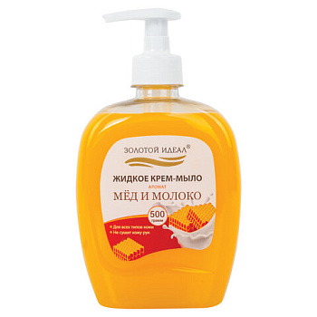 Крем-мыло ЗОЛОТОЙ ИДЕАЛ, дозатор