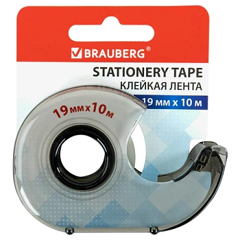 Диспенсер для клейкой ленты 19 мм BRAUBERG + скотч 19*10