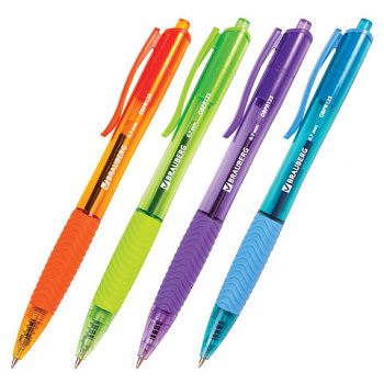 Ручка шариковая автоматическая BRAUBERG Fruity RD, 142700