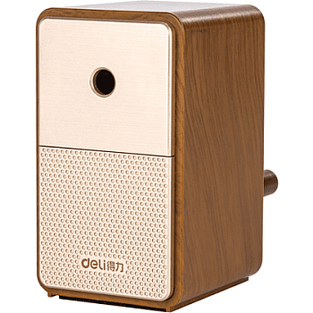 Точилка на 1 отверстие "Retro Sound Styling" с вращ. механ., коричневый