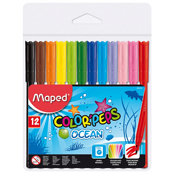 Фломастеры MAPED Color Peps Ocean
