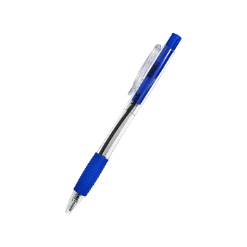 Ручка шариковая автоматическая "Yesli:" пласт., прозр.