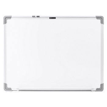 Доска магнитно-маркерная 45*60 см Deli, полимер, белый, в белом алюмин. профиле